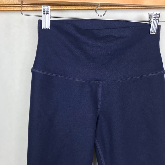 ALO YOGA | navy blue high waist airbrush leggings - Picture 2 of 7